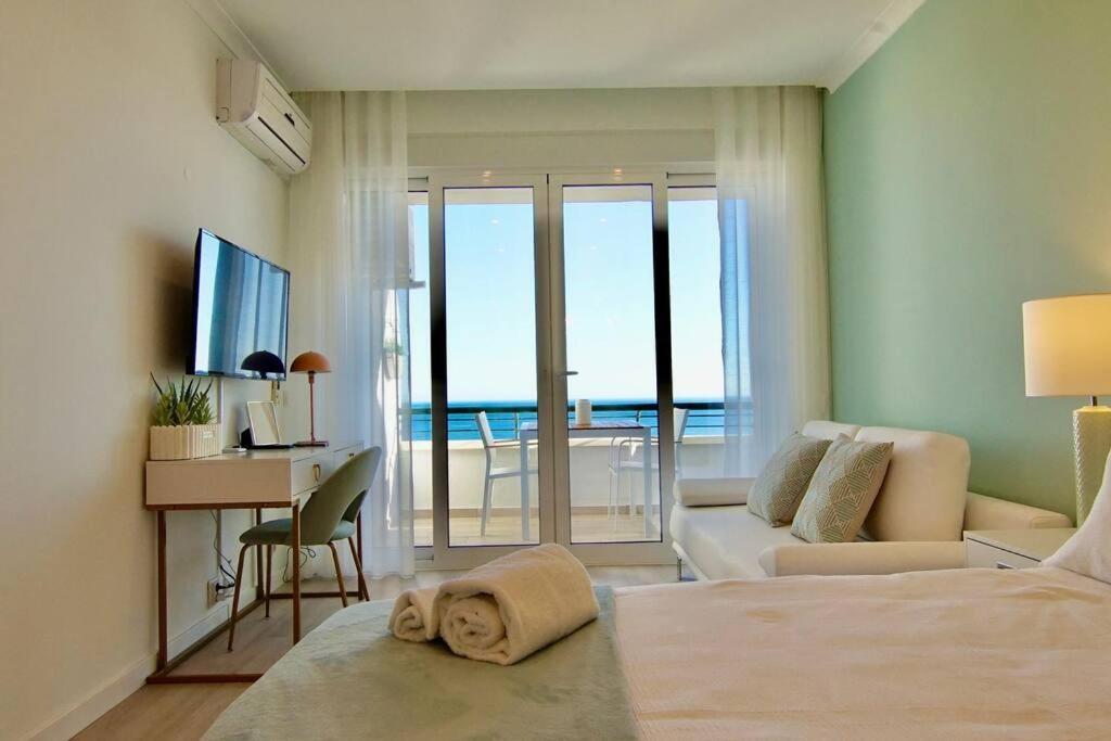 Sea Lovers - Sea Front - Studio Apartment Monte Gordo Luaran gambar