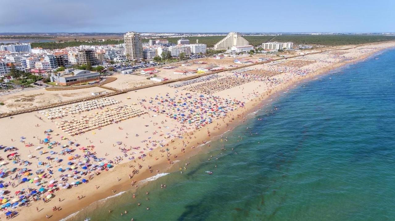 Sea Lovers - Sea Front - Studio Apartment Monte Gordo Luaran gambar