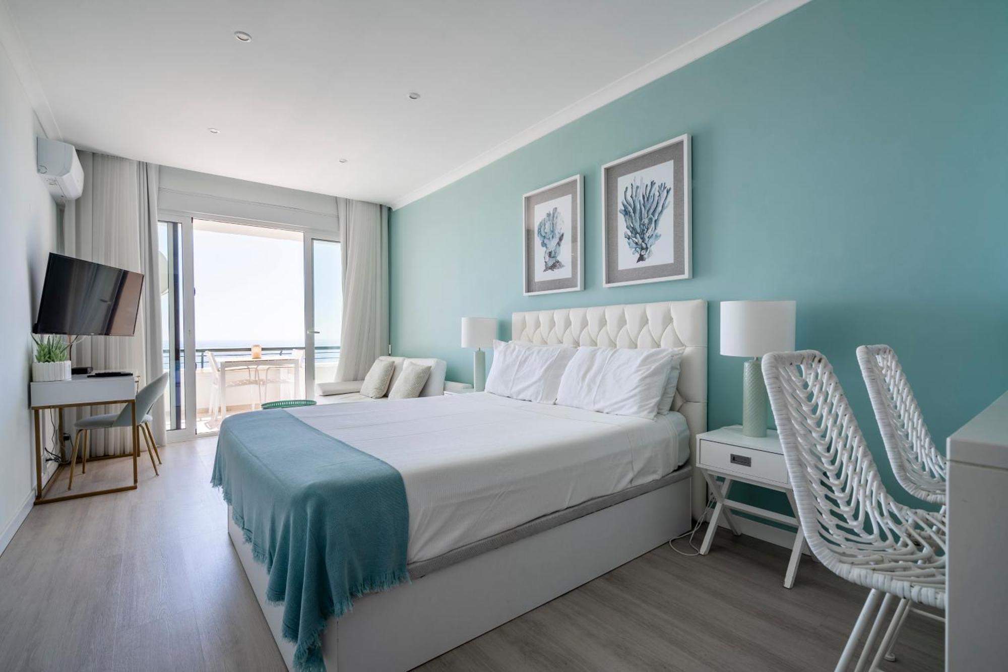Sea Lovers - Sea Front - Studio Apartment Monte Gordo Luaran gambar