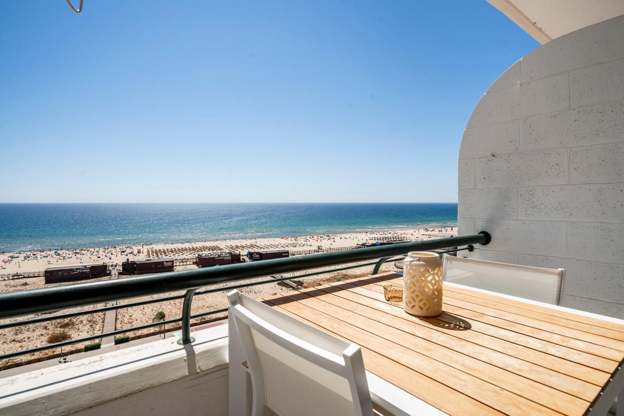 Sea Lovers - Sea Front - Studio Apartment Monte Gordo Luaran gambar